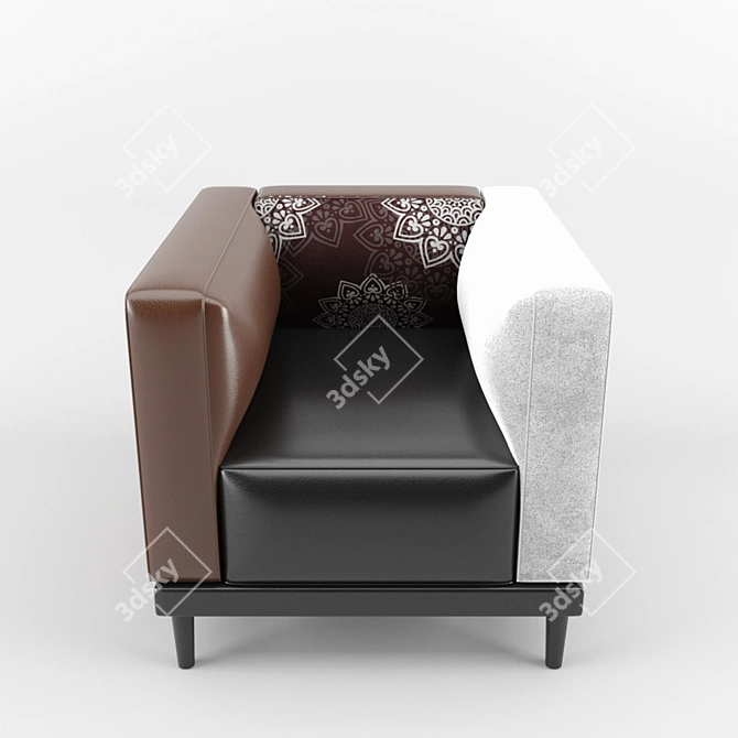 Elegant Dressy Armchair - KareDesign 3D model image 2