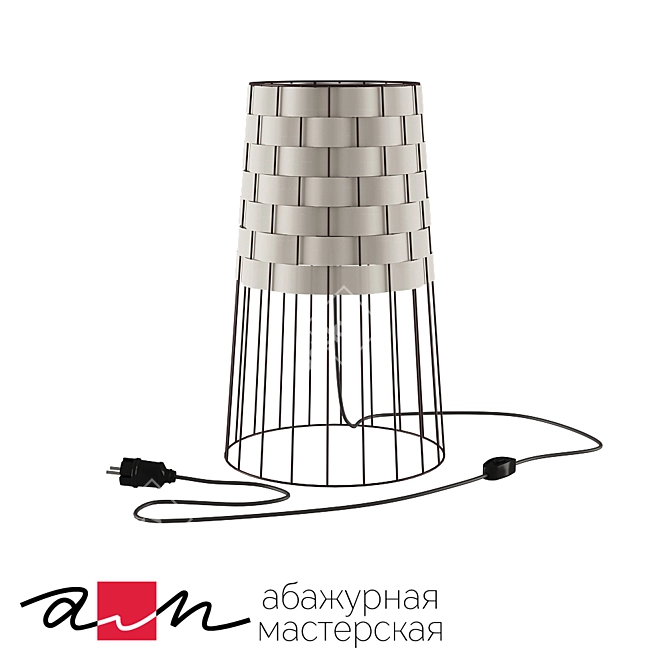 Safari Table Lamp (OM): Elegant Lighting for Your Home 3D model image 1