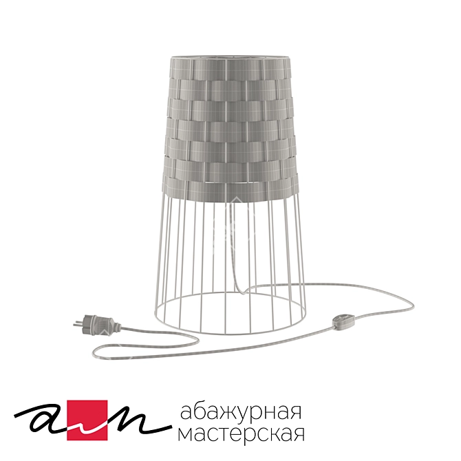 Safari Table Lamp (OM): Elegant Lighting for Your Home 3D model image 2