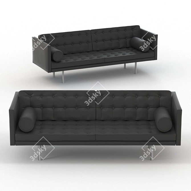 Elegant Classic Sofa: Versatile and Timeless 3D model image 1