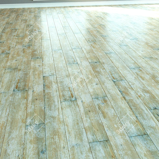 Natural Wood Laminate Flooring Solution 3D model image 3