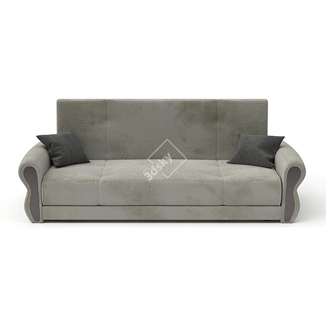 Russian-made Delux Aster Sofa 3D model image 2