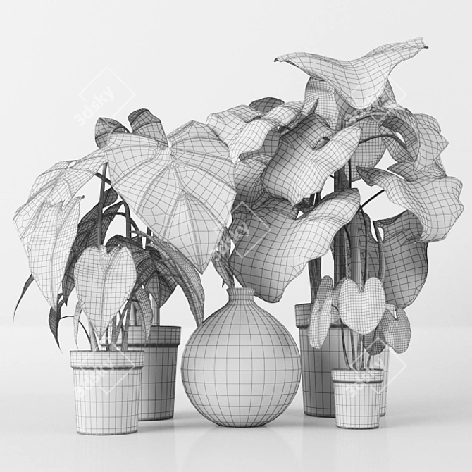 3D Plants Tree Collection 3D model image 2