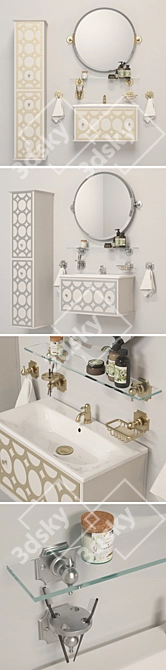 CAPRIGO "CAPRICE" Bathroom Furniture (2 Colors) 3D model image 2