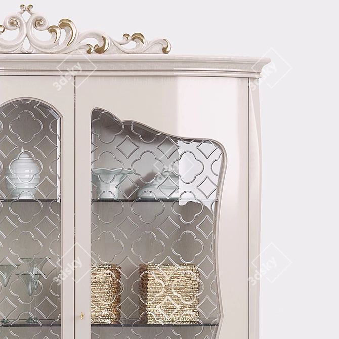 Elegant Glass Showcases in Carpanese Collection 3D model image 3