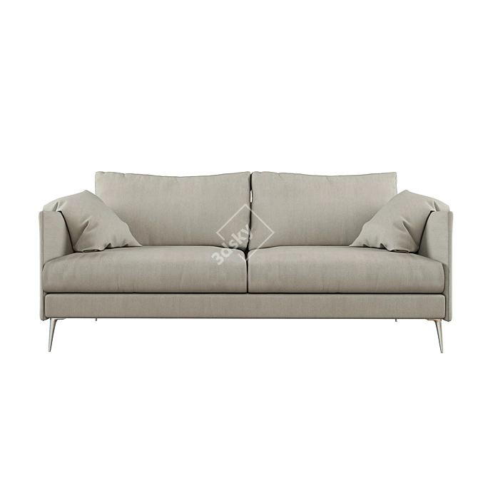 Stylish Scandinavian Sofa: Cumulus 3D model image 1