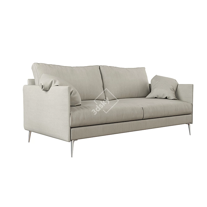 Stylish Scandinavian Sofa: Cumulus 3D model image 3