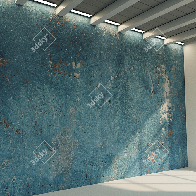 Authentic Plaster Wall Texture 3D model image 2