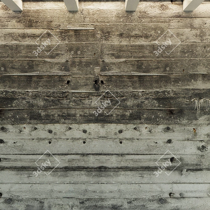 Seamless Concrete Wall Texture 3D model image 3