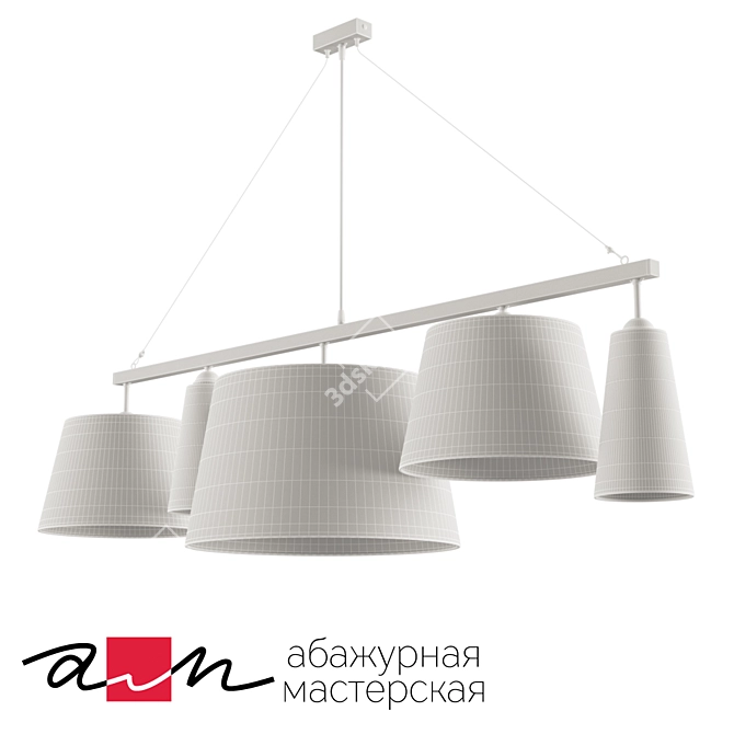 BILLIARDS NEW Pendant Lamp 3D model image 2