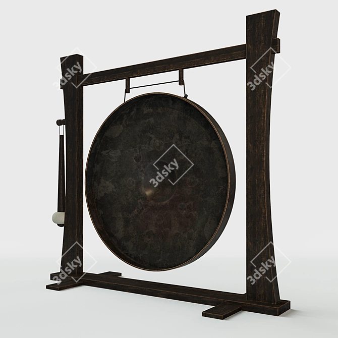 800mm Radius Gong 3D model image 2