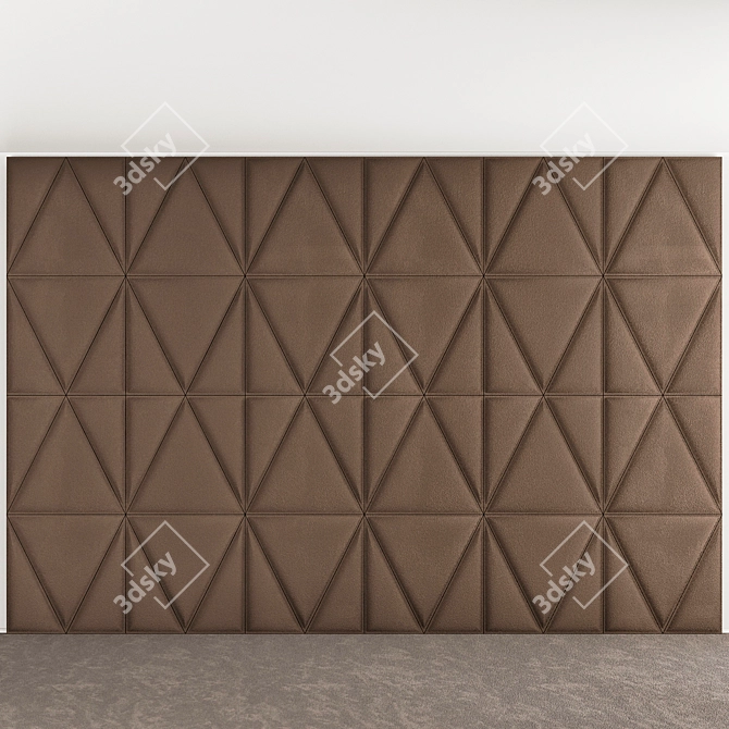 Modern 3D Wall Panel 3D model image 1