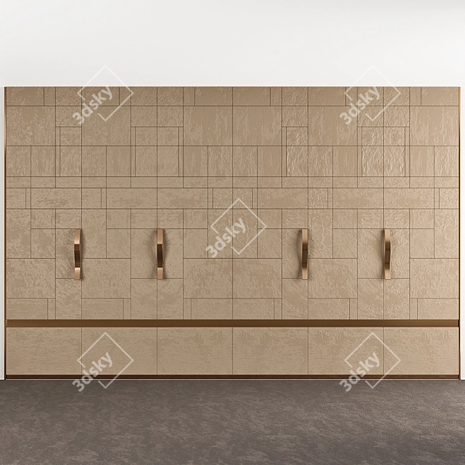 Decorative Wall Panel 3D model image 1