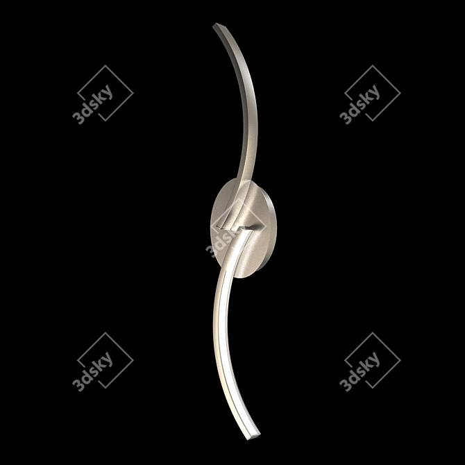 Elegant Arc Wall Light 3D model image 1