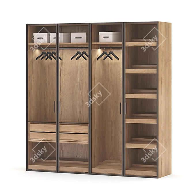 Title: Raumplus Cabinet with RPS System 3D model image 1