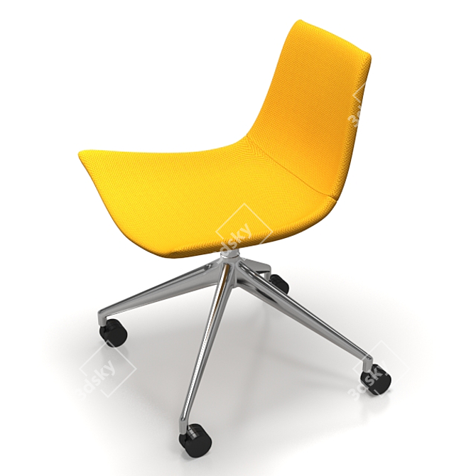 Sleek Comfort: Modern Relax Chair 3D model image 2