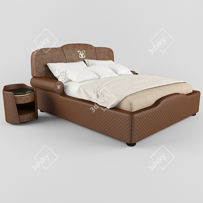 Dreamland Comfort Bed 3D model image 1