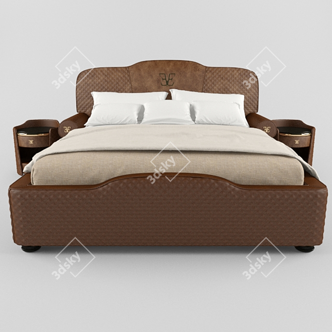 Dreamland Comfort Bed 3D model image 2