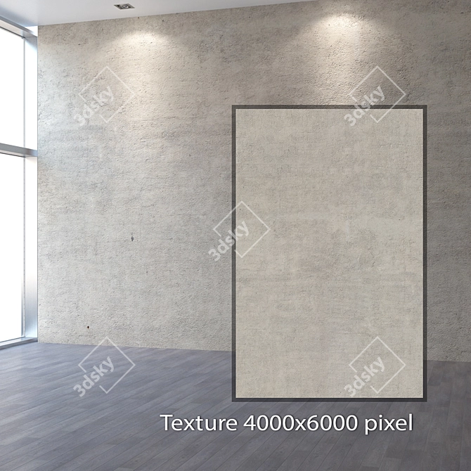 Title: Seamless Plaster Texture 3D model image 2