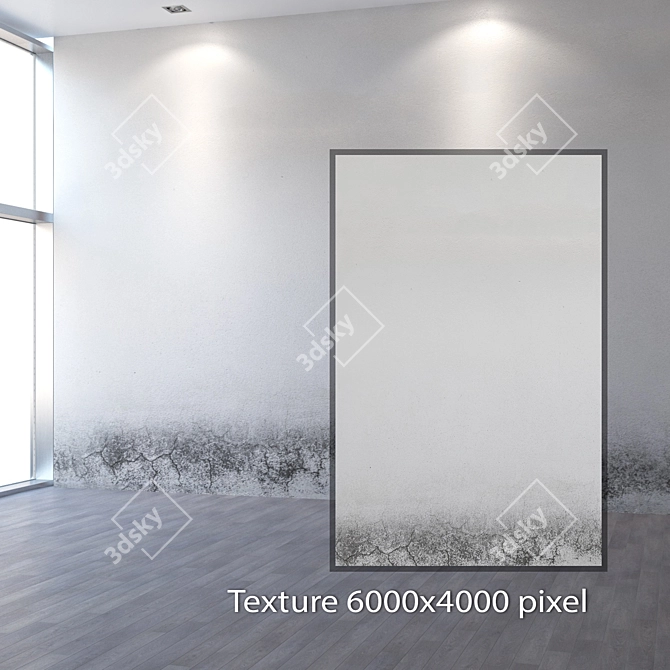 4K Seamless Plaster Texture 3D model image 2