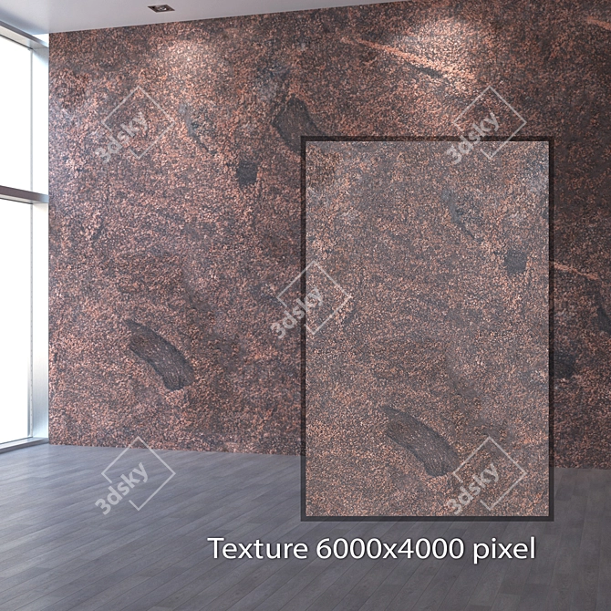 Seamless Granite Texture 3D model image 2