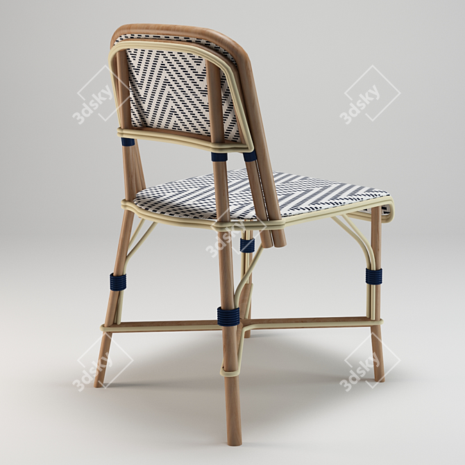 Maison Gatti Mirliton Chair: Elegant and Timeless 3D model image 2