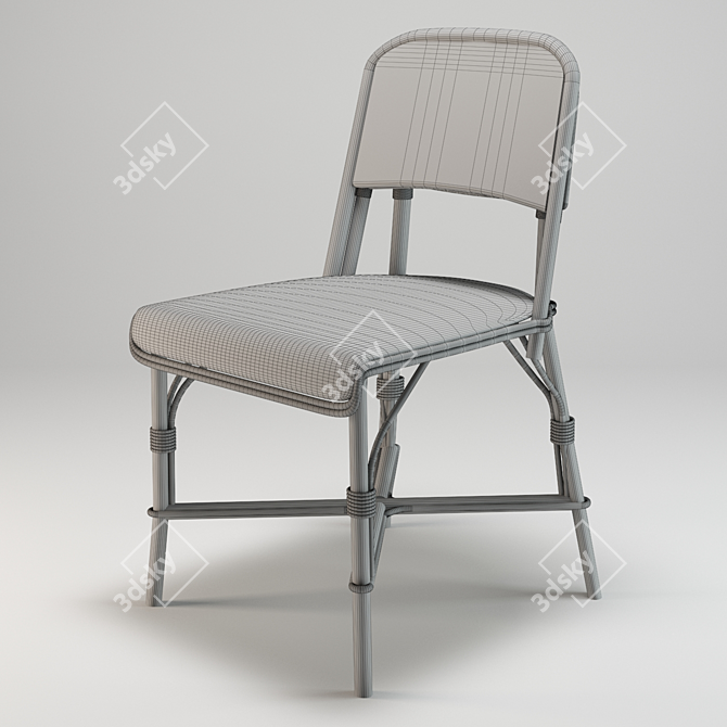 Maison Gatti Mirliton Chair: Elegant and Timeless 3D model image 3