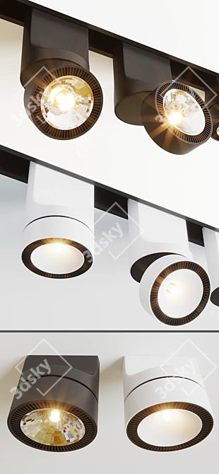 Delta Light You-Turn - Versatile and Stylish Lighting Option 3D model image 2