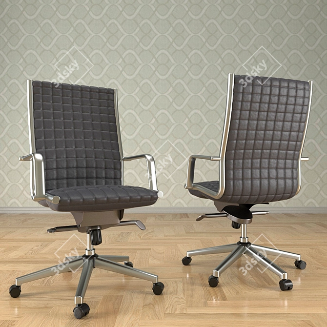 ErgoFlex Office Chair: 3D Model 3D model image 2