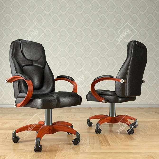 ErgoMesh Office Chair 3D Model 3D model image 3