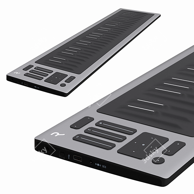 Roli Seaboard Rise 49: Master MIDI Keyboard 3D model image 2