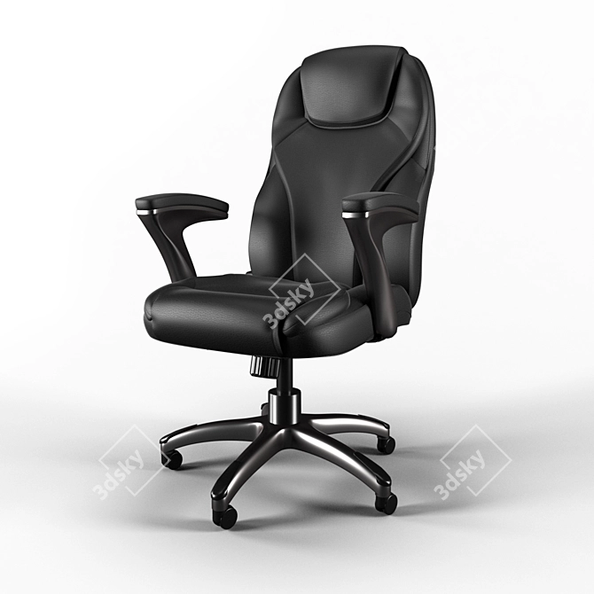 Modern Office Chair 3D Model 3D model image 1