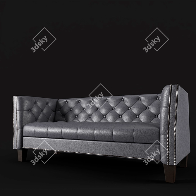 Modern 3D Sofa Model 3D model image 3