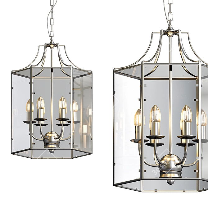 Elegant Arcadia Pendant Light 3D model image 1