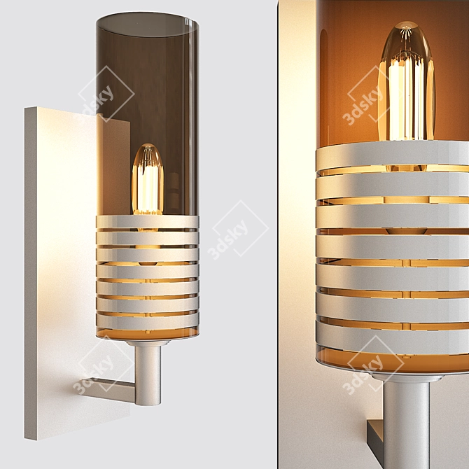 Matan LED Wall Sconce: Modern Illuminate 3D model image 1