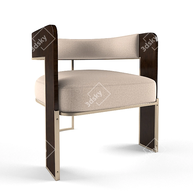  Modern Streamliner Chair by Caracole 3D model image 1