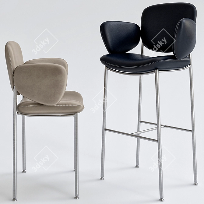 Modern Elegance: MACKA Chair 3D model image 1