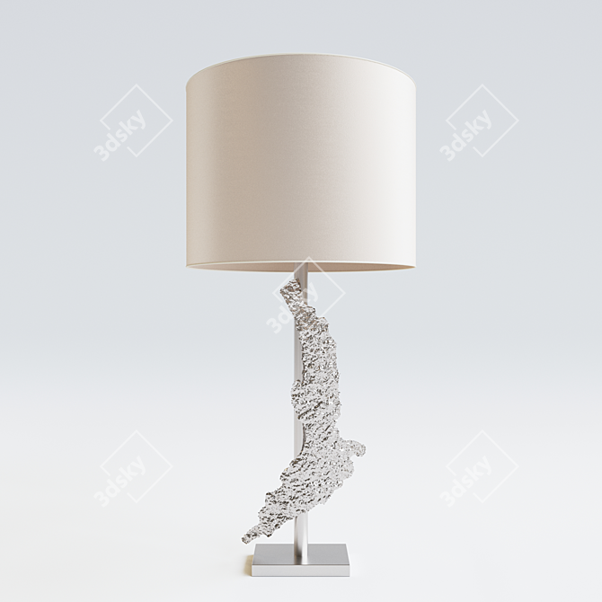 Elegant Rivoli Table Lamp 3D model image 1