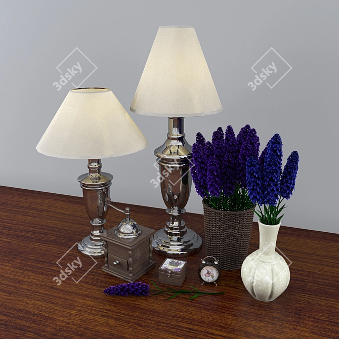 Provence-Inspired Decor: Elegant French Charm 3D model image 2