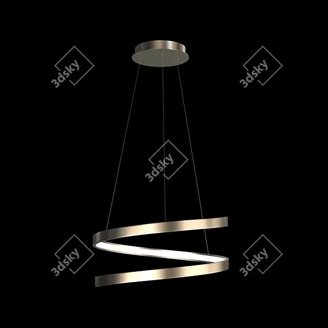 Modern LED Pendant Light 3D model image 1