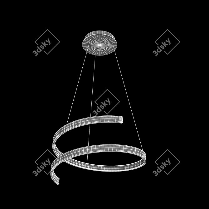 Modern LED Pendant Light 3D model image 3