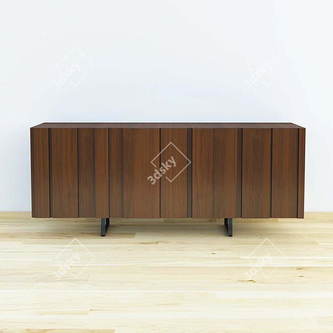 Elegant Console Table: Modern Design 3D model image 2