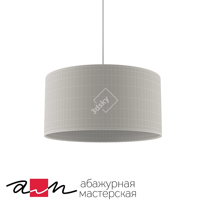 Double Color Pendant Lamp (OM) 3D model image 2