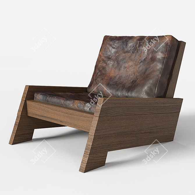 Elegant Asturias Chair: Stylish and Comfortable 3D model image 1