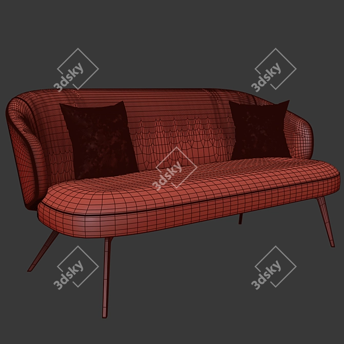 Lema Bice Sofa: Sleek and Stylish Living Furniture 3D model image 3