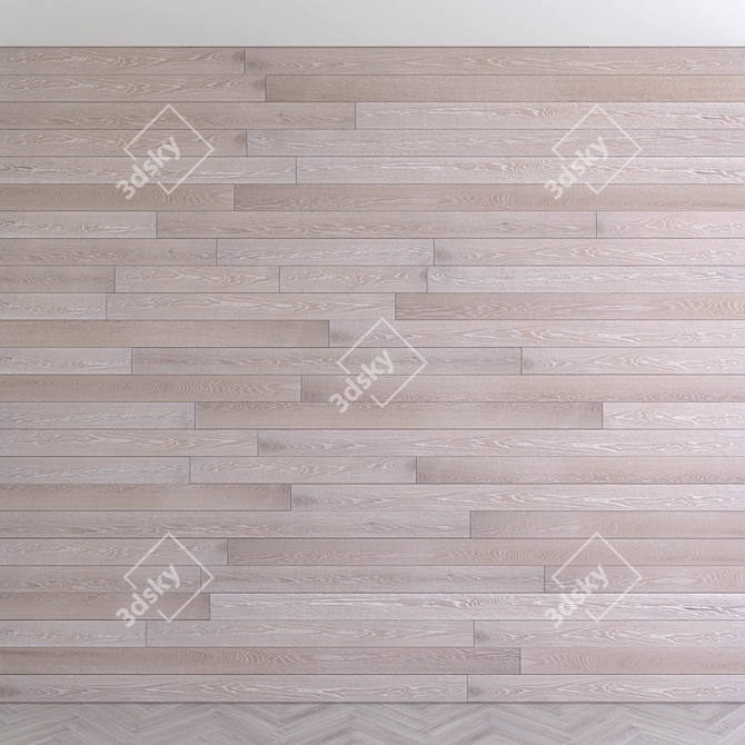 Wooden 3D Panel: Multisub-Object with 12 Textures 3D model image 1