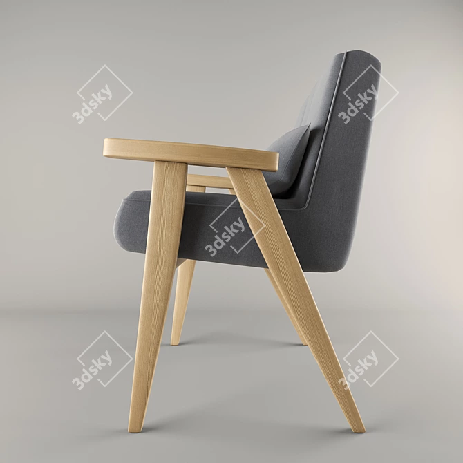 Cozy Relaxation: Easy Chair 3D model image 2