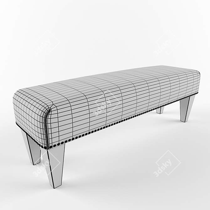 3D Max Vray Model: Fairfax Bench 3D model image 2