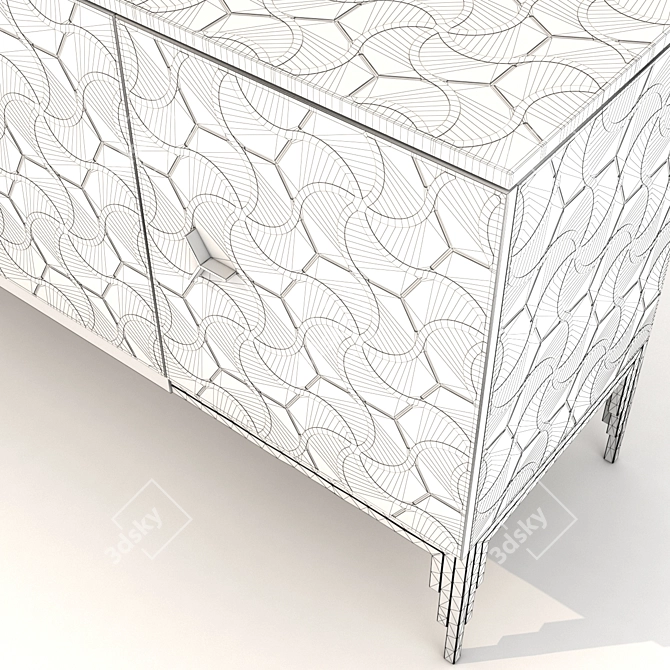 Elegant Alhambra Sideboard Design 3D model image 3