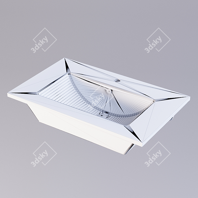 Sanita Luxe Quadro 75 Washbasin: Imported Luxury 3D model image 2